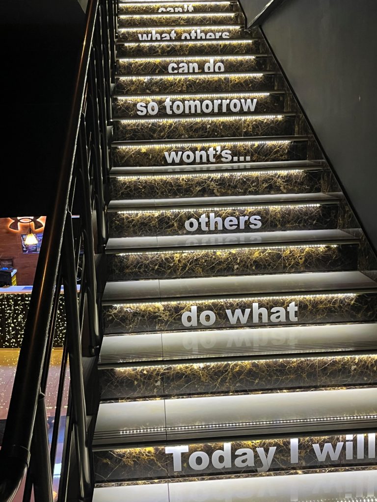 stairs at the facility