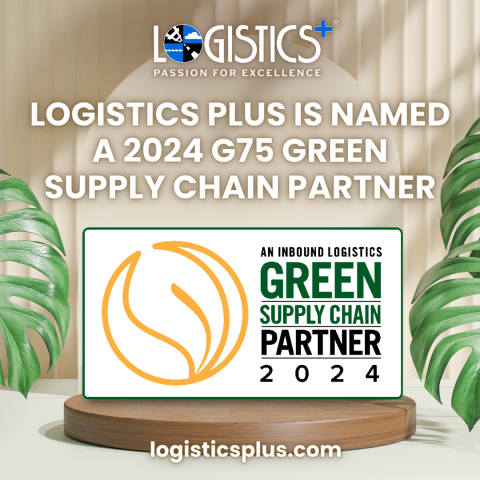 Logistics Plus is Named a 2024 G75 Green Supply Chain Partner for a Second Year
