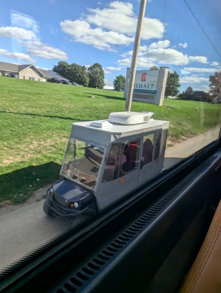 amish golf cart