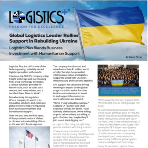 Nice article about some of LP’s efforts in support of Ukraine.