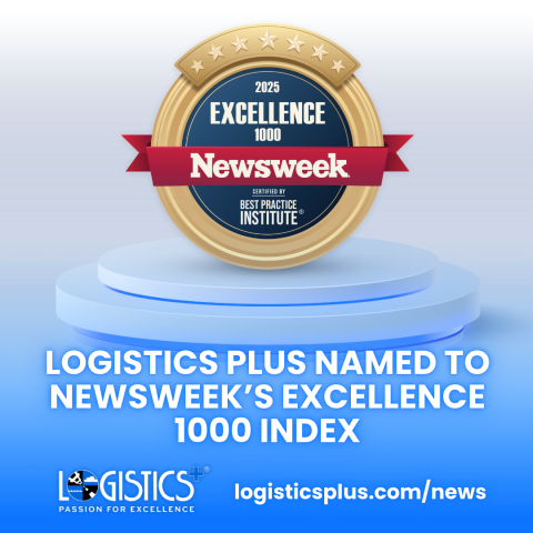 Logistics Plus Named to Newsweek’s Excellence 1000 Index