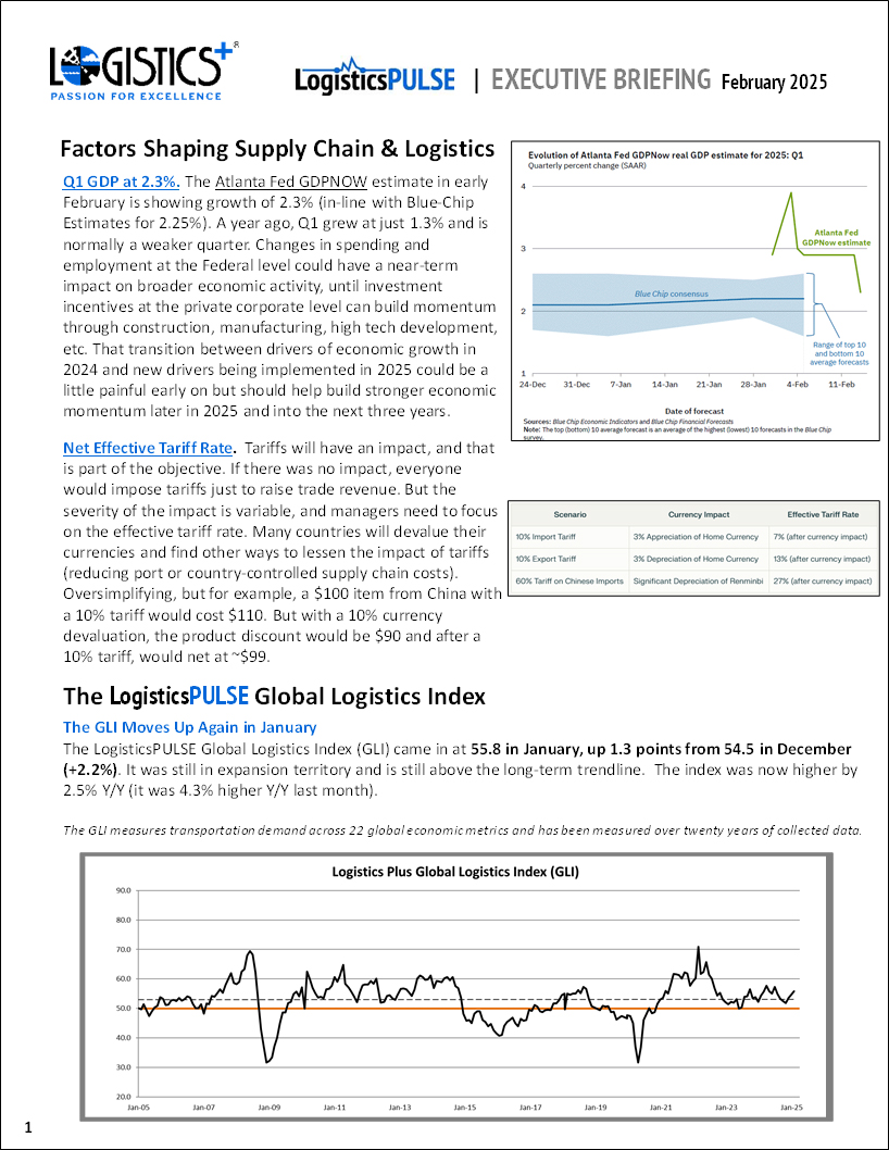 LogisticsPulse Monthly Briefing Feb 2025 Thumbnail