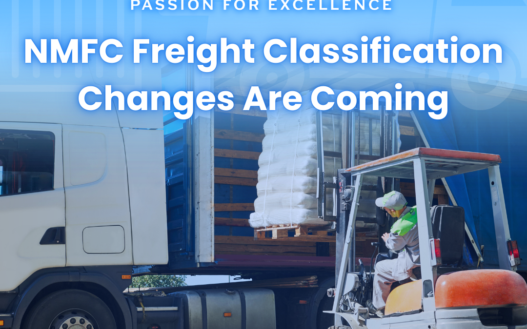 NMFC Freight Classification Changes Are Coming